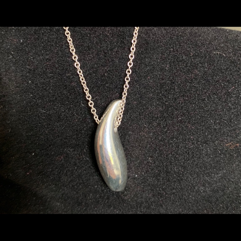 T&Co Frank Gehry Fish Pendant 17” sterling silver